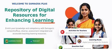 The revamped Samagra Plus portal of state government.