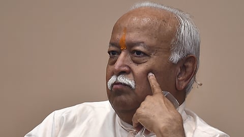 Rashtriya Swayamsevak Sangh chief Mohan Bhagwat.