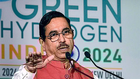 The Union minister of New and Renewable Energy Pralhad Joshi