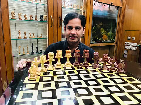 Richard Branson chess set