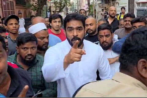 AIMIM Nampally MLA Majid Hussain along with His followers clashed with Congress MLA candidate Feroz Khan and his followers on Monday.