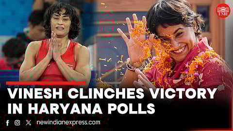 Wrestler-turned-politician Vinesh Phogat makes her political debut with victory in Haryana polls