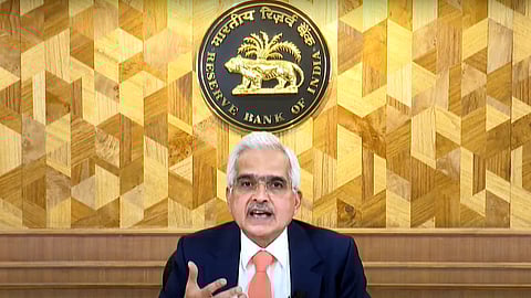Reserve Bank of India (RBI) Governor Shaktikanta Das delivers the Monetary Policy statement, Wednesday.