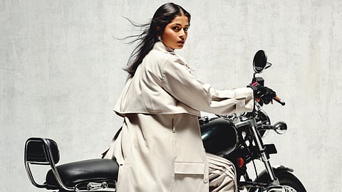 Shreyanka Patil in a double-breasted trench set