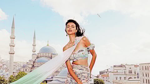 The Hyderbad-based designer has indeed named the prints after beloved rainbow dessert.