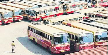 KSRTC buses image used for representation