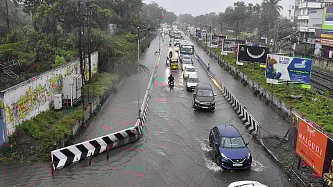 Roads and subways flooded as rain lashes Coimbatore city