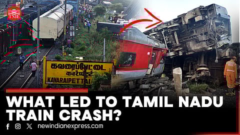 TN train crash: Signal set for main track, but train entered loop line | Kavaraipettai | Bagmati Exp