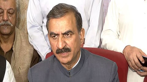 Himachal Pradesh Chief Minister Sukhvinder Singh Sukhu.