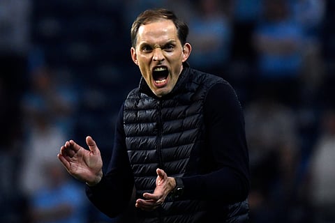 Chelsea's head coach Thomas Tuchel reacts during the Champions League final against Manchester City in 2021 (Photo | AP)