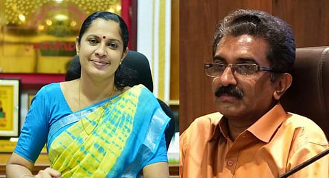 Kannur District Panchayat president P P Divya had made comments on  Additional District Magistrate (ADM) Naveen Babu.