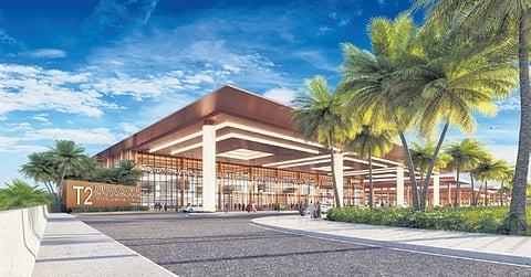 Pictorial representation of the new terminal