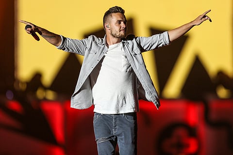 Liam Payne of One Direction performs during the Honda Civic Tour at Qualcomm Stadium.