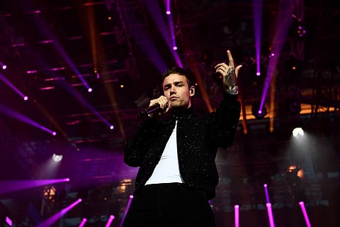 Liam Payne performing during a concert in Paris (Photo | AFP)