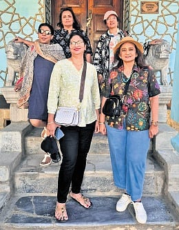 (Front row; from left) Dr Chitra, Usha S
(Back row; from left) Sapna T, Chandni Iyer, Meera S