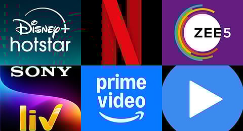 OTT platforms logos used for representative purposes only.