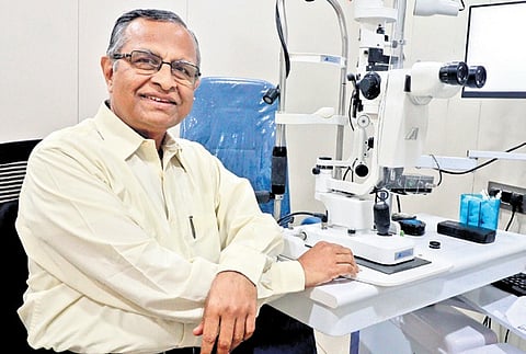 Dr T Badri Narayanan trains young birdwatchers, passing on the knowledge he has gathered over decades 