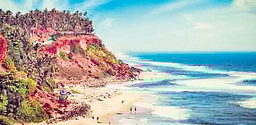 Despite repeated collapses, parking continues unabated on Varkala Cliff