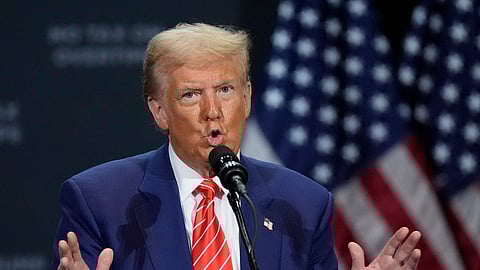 Republican presidential nominee former President Donald Trump