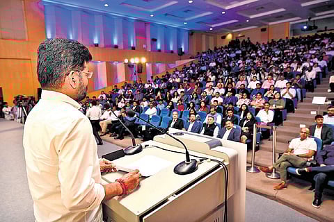 Work with government for 2-3 years: Telangana CM to ISB students