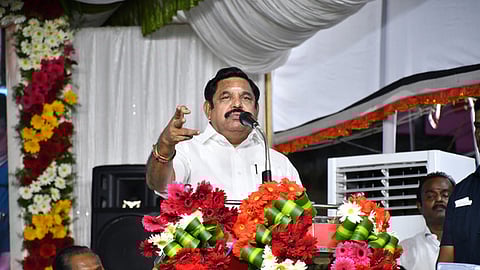 AIADMK leader Edappadi Palanisamy 