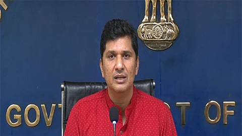 Delhi Social Welfare Minister Saurabh Bharadwaj.
