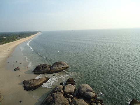 Image of Kapu beach in Udupi district used for representative purposes