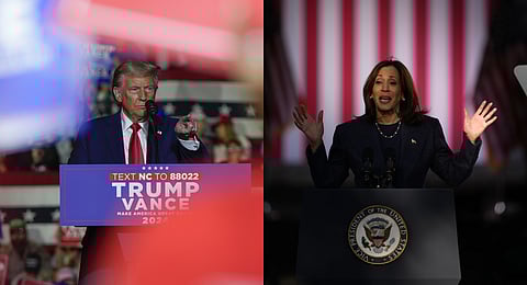 Democratic presidential nominee Vice President Kamala Harris