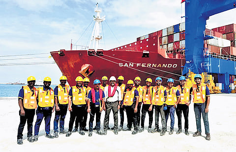 Local shipping agency becomes key player at Vizhinjam Seaport