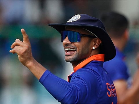 Cricketer Shikhar Dhawan.