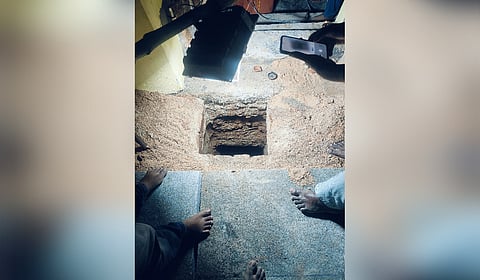 The hidden chamber at the Sri Sokkanathar and Sri Vengateswara Perumal temple