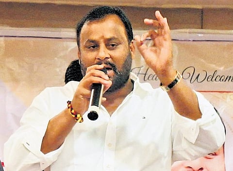 Minister for Transport, Sports, and Youth Services M Ramprasad Reddy