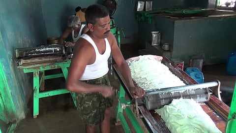 File picture of Butter and Ghee making industry at Uthukuli in Tiruppur district.