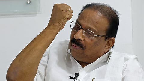 K Sudhakaran, Kerala Congress state president.