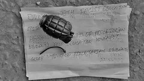 Hand grenade, 'warning note' found outside college in Imphal