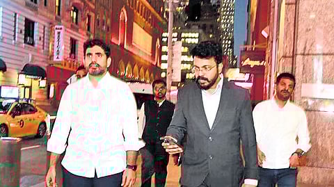 Andhra Pradesh State Minister for Human Resource Development and Information Technology Nara Lokesh