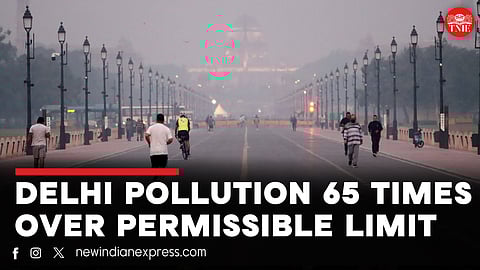 Delhi Pollution hits new high after Diwali | 65 times the permissible limit set by WHO