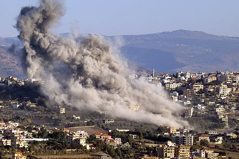 Lebanon's health ministry said an Israeli strike killed three people near the southern city of Sidon on Sunday.