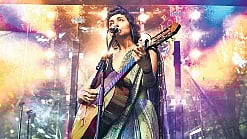Aditi Veena aka Ditty performing at a concert
