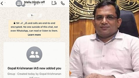 Kerala bureaucrat lands in soup over Hindu officers’ WhatsApp group