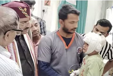 A four-year-old girl, Shivani, tragically lost her parents. The young child's cries and repeated calls for her mother in the hospital moved the medical staff to tears.