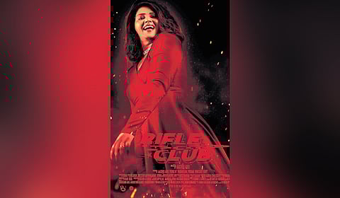 Character poster of Vani Viswanath in the 'Rifle Club' movie