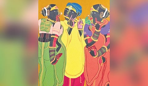 Artwork by T Vaikuntam