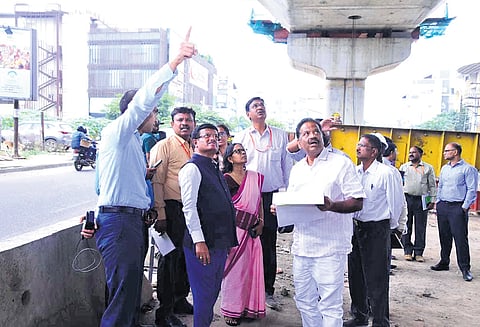 Additional Chief Secretary and BBMP Administrator SR Umashankar inspects development works 