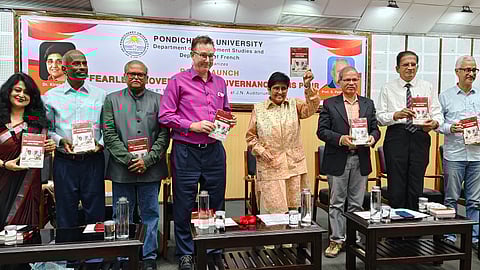 Pondicherry University celebrated the international launch of Kiran Bedi's critically acclaimed book, 'Fearless Governance'.