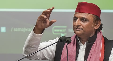 Samajwadi Party (SP) President Akhilesh Yadav.