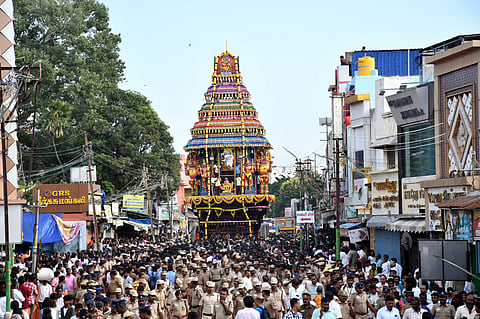 District police issues traffic regulations, safety guidelines for Maha Ratham procession in Tiruvannamalai