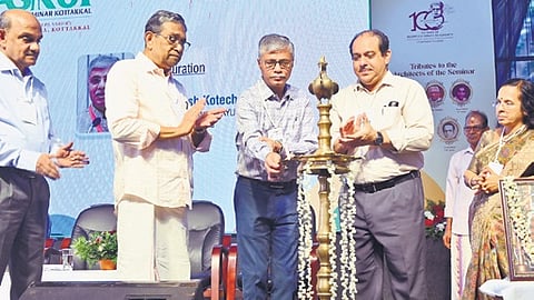 Rajesh Kotecha, secretary of Ministry of Ayush, inaugurating the 61st annual ayurveda seminar organised by Arya Vaidya Sala, Kottakkal, on Sunday