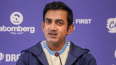 Head coach Gautam Gambhir