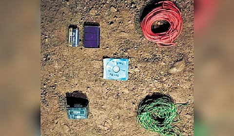 The recovered Maoist dump